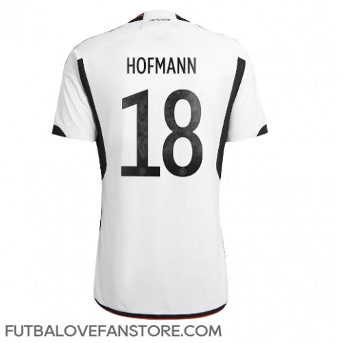 Nemecko Jonas Hofmann #18 Domáci futbalový dres MS 2022 Krátky Rukáv